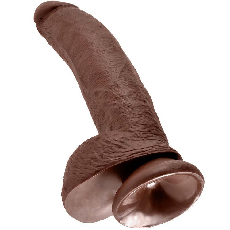 Gode Réaliste King Cock XL Ventouse Marron 22,9 cm - Pipedream
