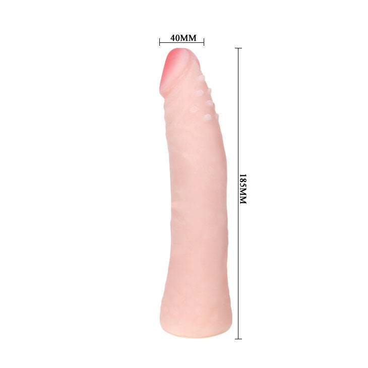 Realistischer Dildo aus Silikon mit Noppen 19cm - Baile