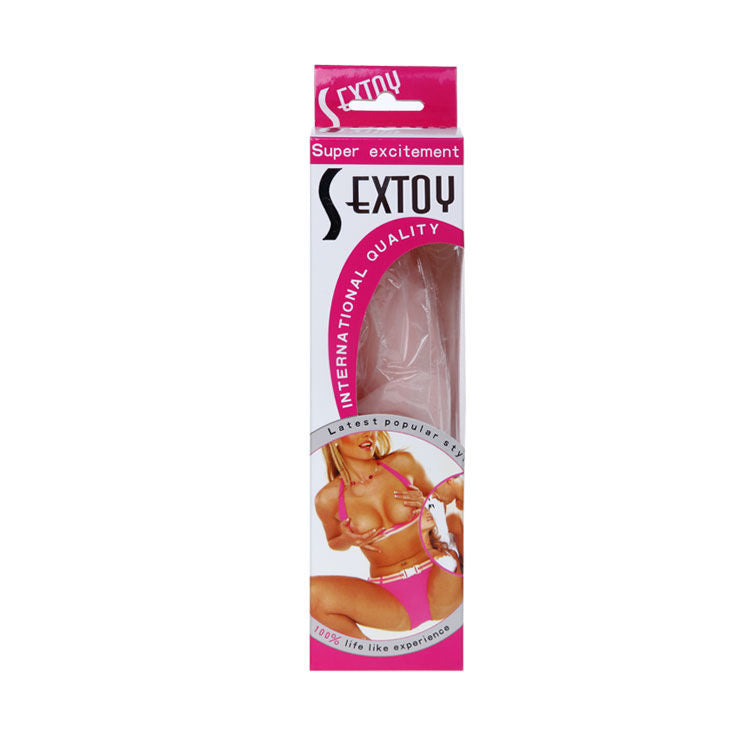Realistischer Dildo aus Silikon mit Noppen 19cm - Baile