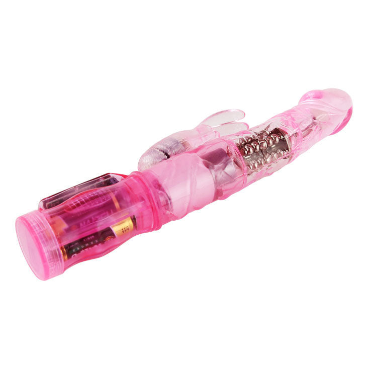 Baile - Vibro Rabbit et Rotatif 21,5 cm - Rose