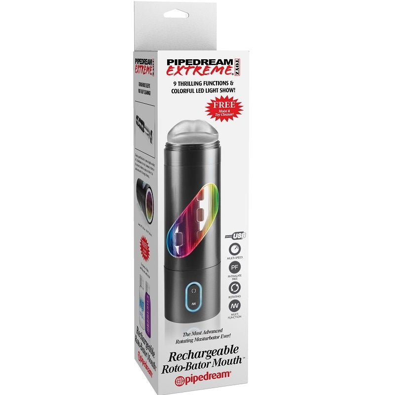 Masturbateur Roto-Bator Vibrant Rechargeable - Extreme Toyz
