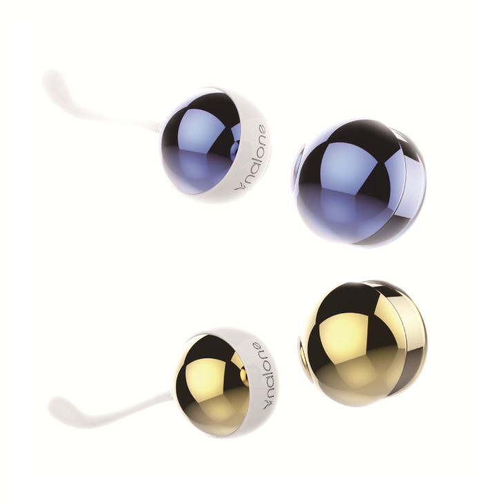 Nalone – Kit de 2 Perles de Kegel Or et Bleu – Périnée