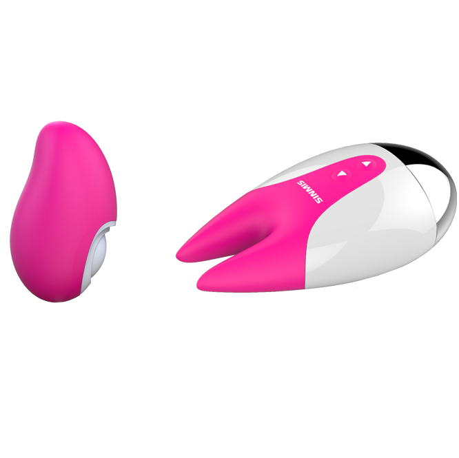 Nalone - Oeuf Vibrant Étanche en Silicone Fifi 2 – Rose