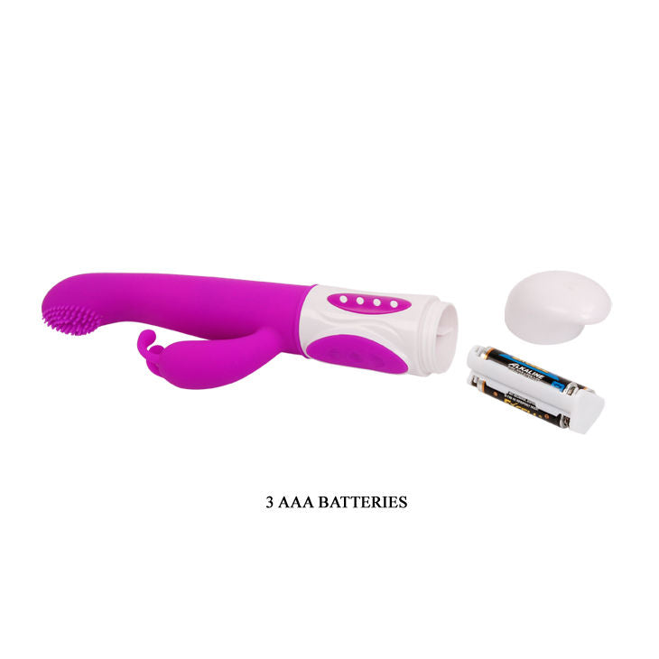 Vibromasseur Rabbit Hugh 12 Modes Lilas - Pretty Love