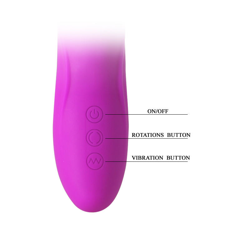 Vibromasseur Rabbit Ward Fusion Haut et Bas - Pretty Love