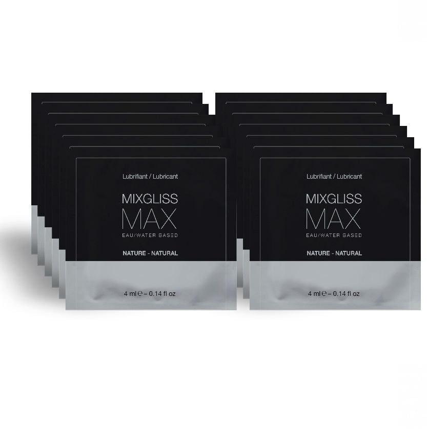 Lubrifiant anal dilatateur Max pack 12 unidoses 4ml - Mixgliss - MIXGLISS