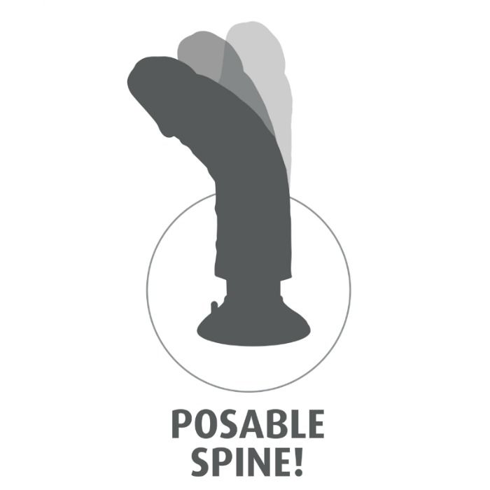 Gode Vibrant King Cock avec Testicules 23 cm Noir - Pipedream