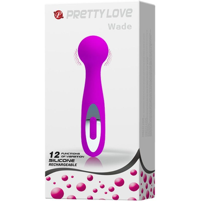 Masseur Wand Wade Rose 12 Vitesses - Pretty Love