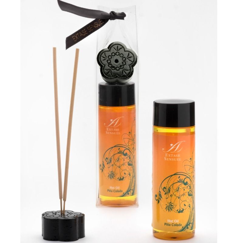 Huile de Massage Chauffante Extase Sensual Piña Colada - Extase