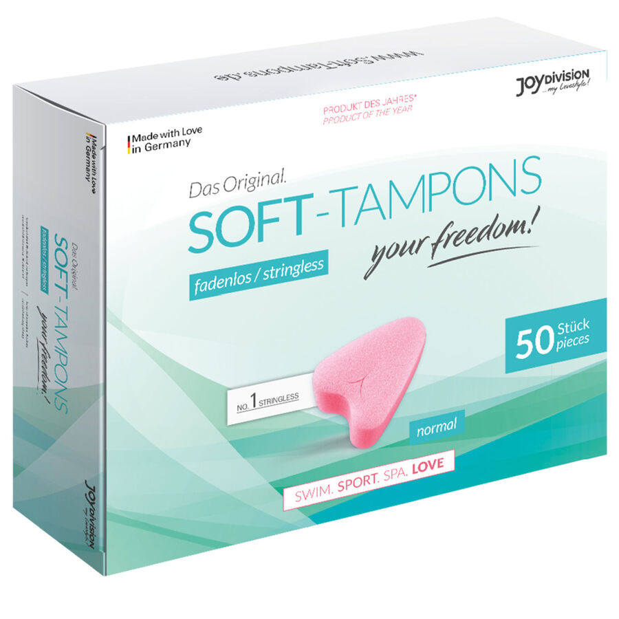 Éponges Menstruelles Soft-Tampons Boîte 50 - Joydivision