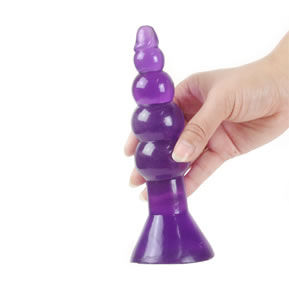 Baile - Plug Anal Ondulée 17 cm - Violet