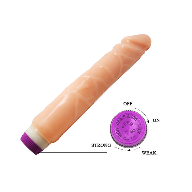 Baile - Vibromasseur Réaliste Vibrant 25,5 cm - Naturel