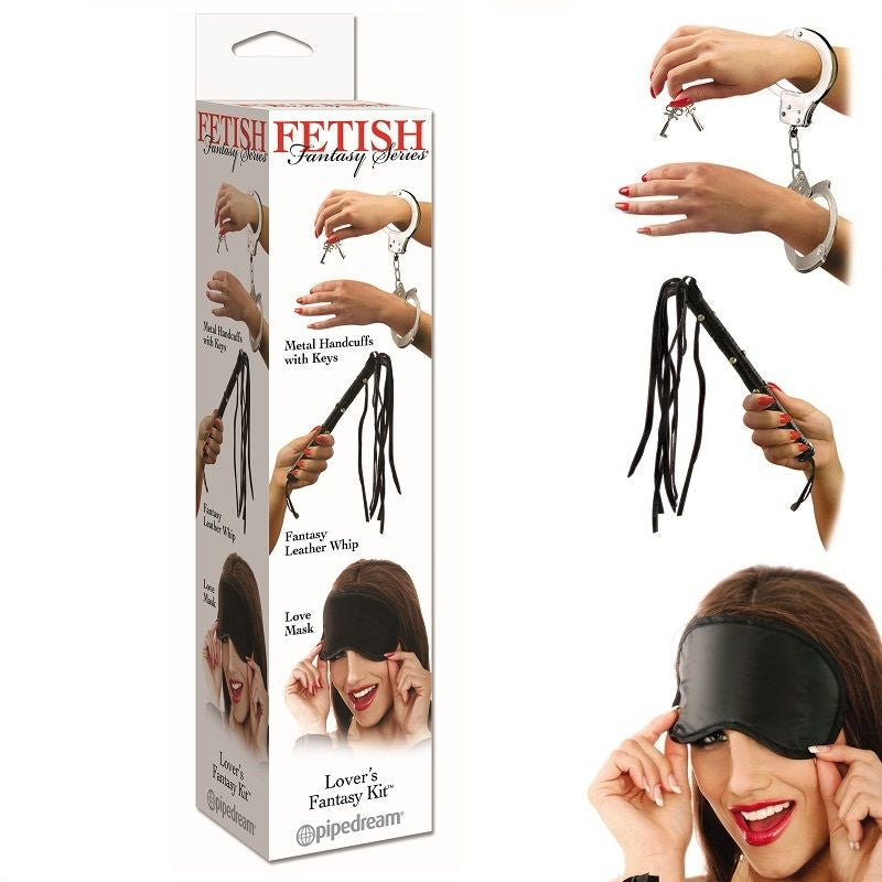 Kit BDSM Fantaisie Lovers 3 Pièces - Fetish Fantasy Series