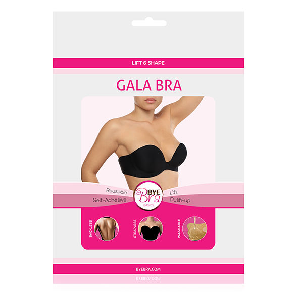 Soutien-Gorge Adhésif Gala Bra Bonnet B Noir - Bye Bra