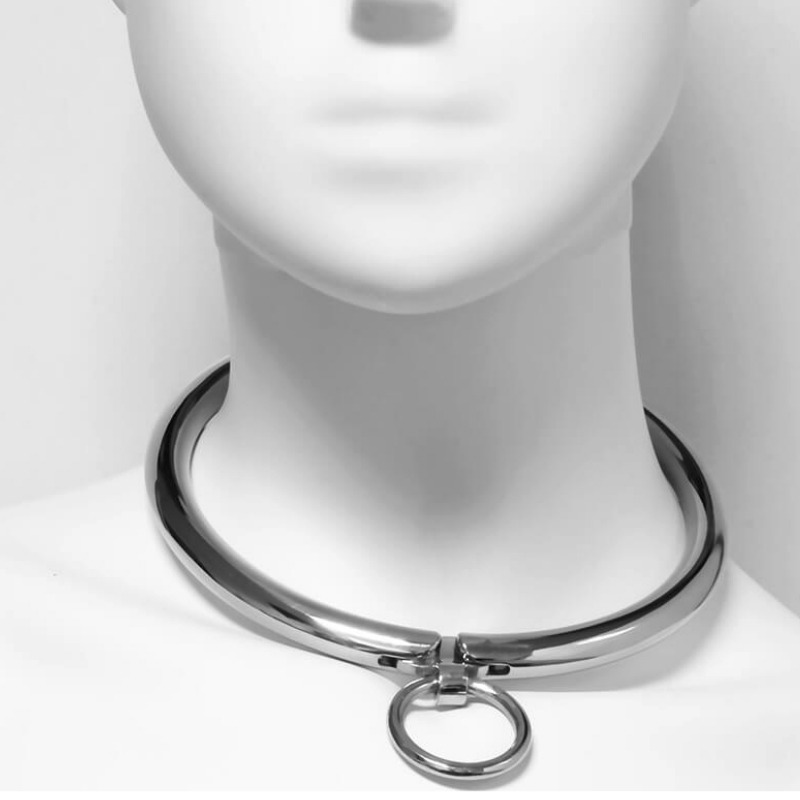 Collier BDSM fermeture combinée 10,5cm - Metal Hard - METAL HARD