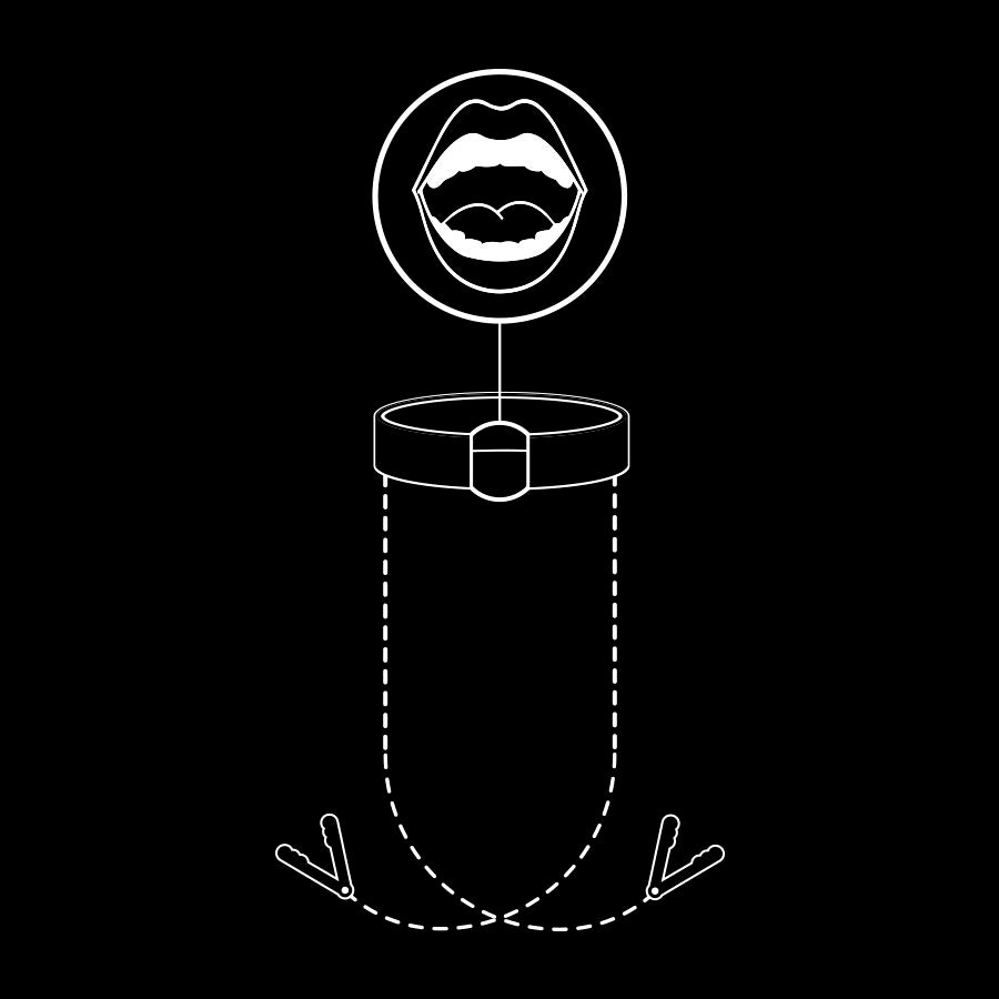 Bâillon à Anneau avec Pinces Tétons Fetish Submissive - FETISH SUBMISSIVE BONDAGE