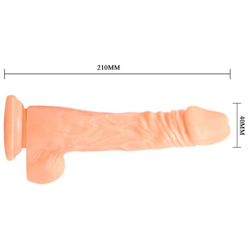 Baile - Gode Vibrant Réaliste avec Ventouse Cock - 21 cm