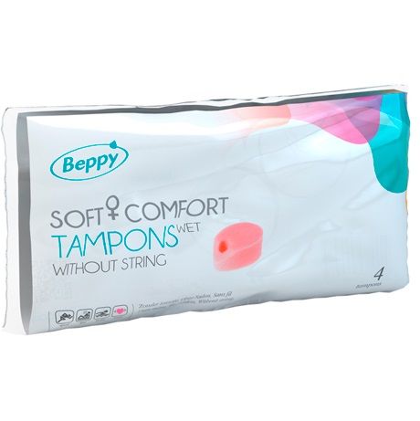 Beppy - Éponges Menstruelles Soft + Comfort WET - Boîte de 4