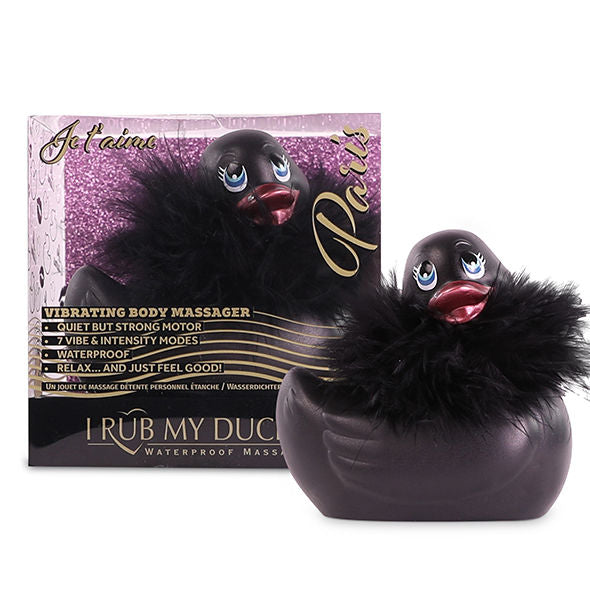 Big tease toys - Canard vibrant Paris Noir I Rub My Duckie 2.0 - BIG TEAZE TOYS