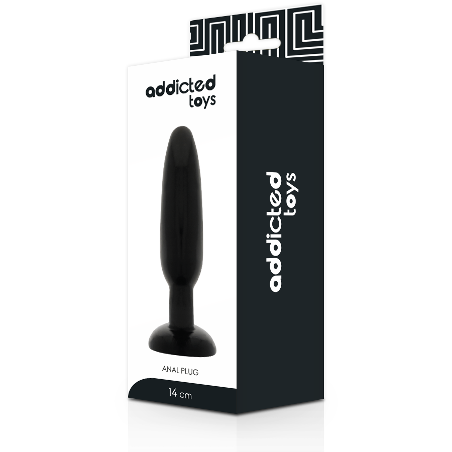 Plug Anal Débutant Noir 14 cm - Addicted Toys
