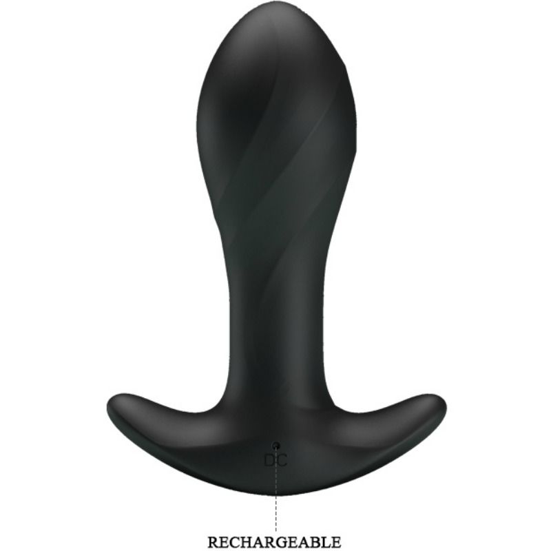 Plug Anal Vibrant Pretty Love Silicone Noir - Pretty Love