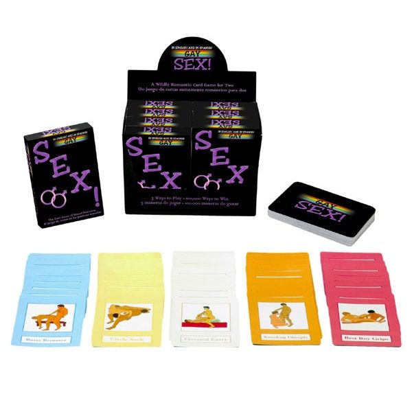 Jeu de Cartes Érotique SEX! Gay Bilingue - Kheper Games