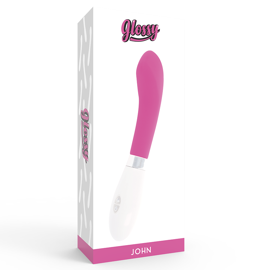Vibromasseur Incurvé John Curve Rose - Glossy - GLOSSY