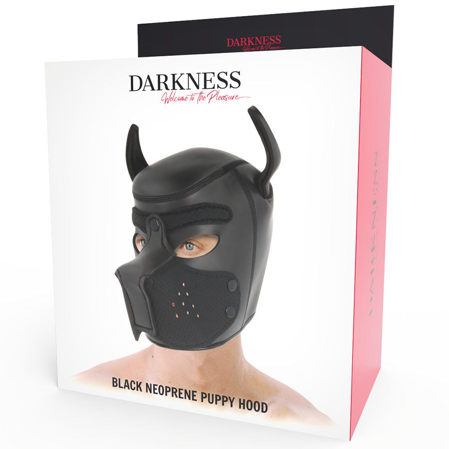 Masque chien néoprène museau amovible taille M - Darkness - Darkness