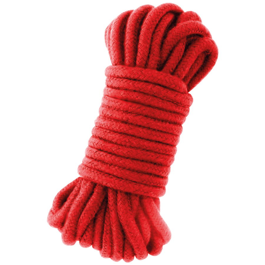 Darkness - Corde Bondage en coton 5m - Rouge