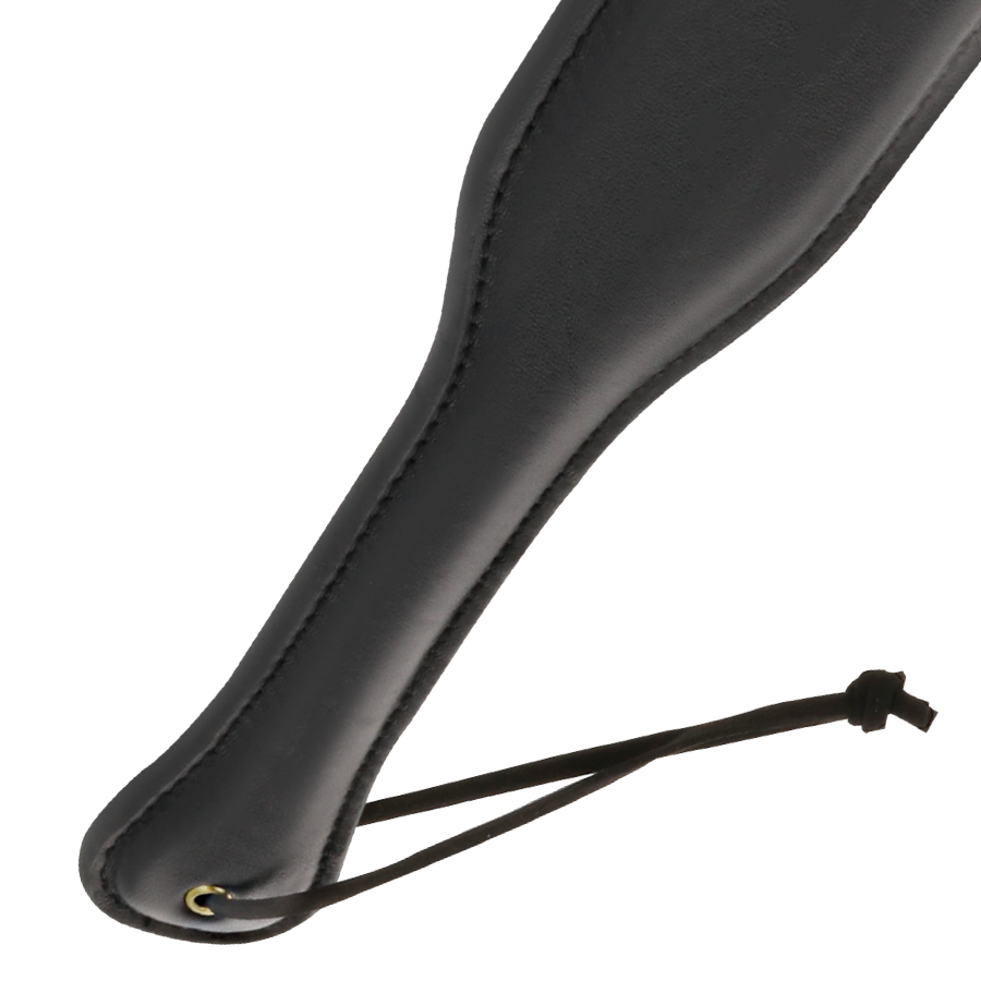 Darkness - Paddle BDSM en Simili-Cuir Noir