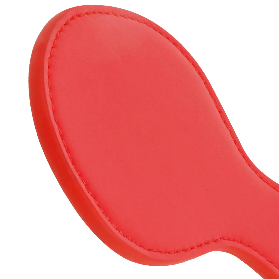 Darkness - Paddle BDSM en forme arrondie Rouge
