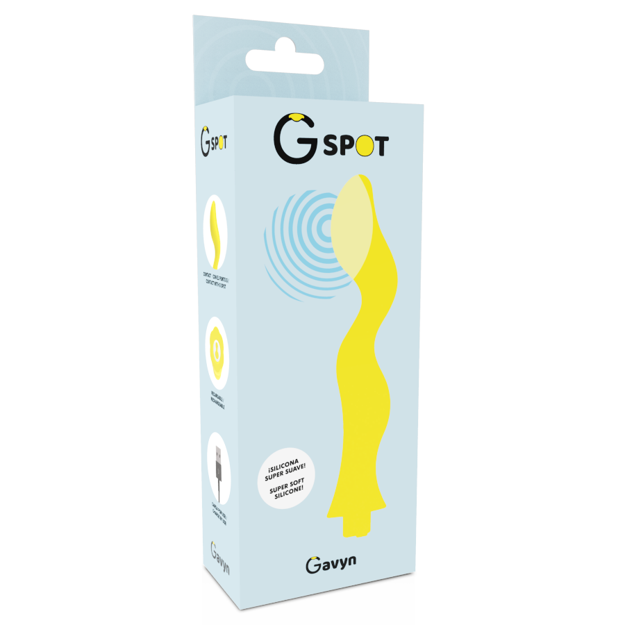 Vibromasseur point G Gavyn jaune - Adrien Lastic - G-SPOT