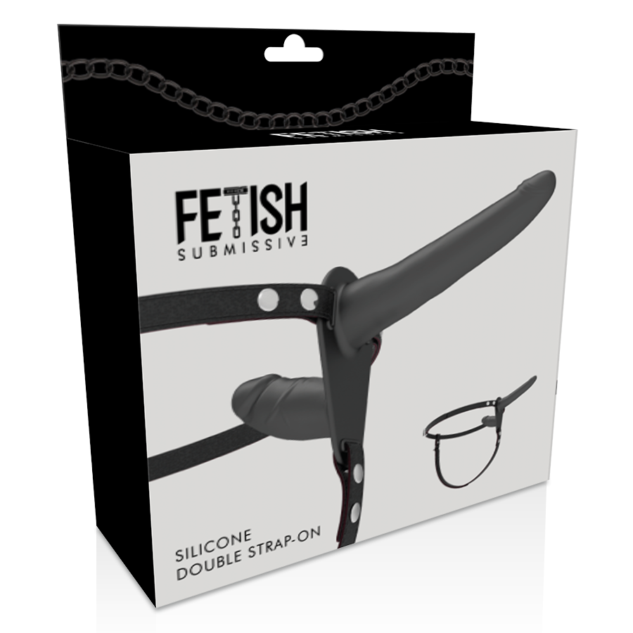 Fetish Submissive - Gode Ceinture Double Pénétration Noir