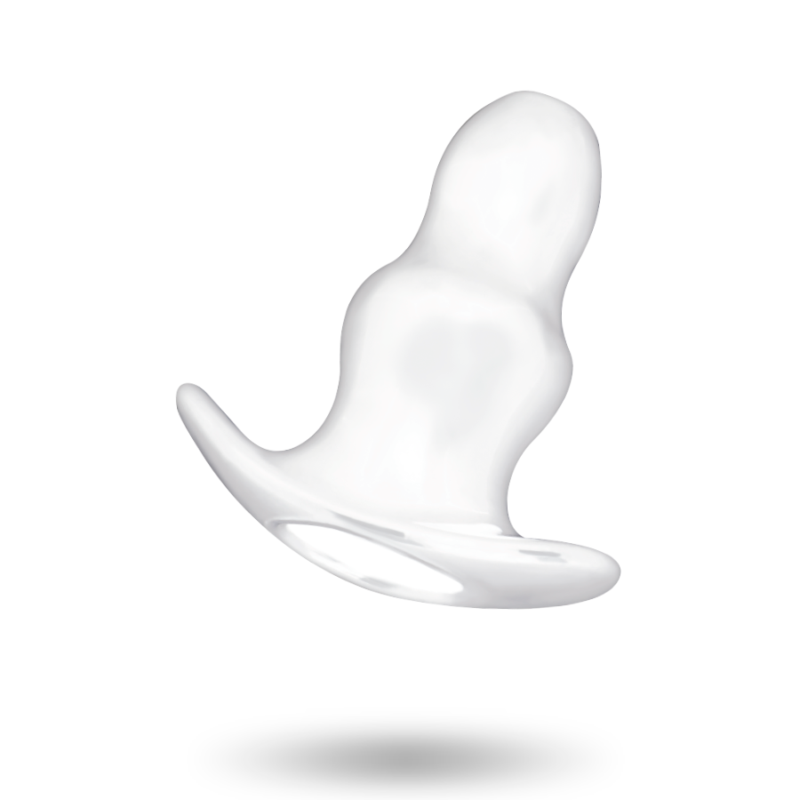 Plug Anal Tunnel Dilatateur 9,5 cm Transparent - Addicted Toys