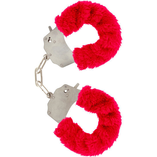Toyjoy - Menottes en fourrure Rouge Sexy