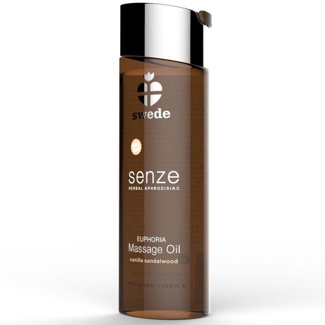 Huile de massage aphrodisiaque Euphorie vanille bois de santal 75ml - Swede - SWEDE
