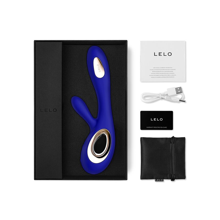 LELO – Vibromasseur Point G Soraya Wave – Bleu nuit