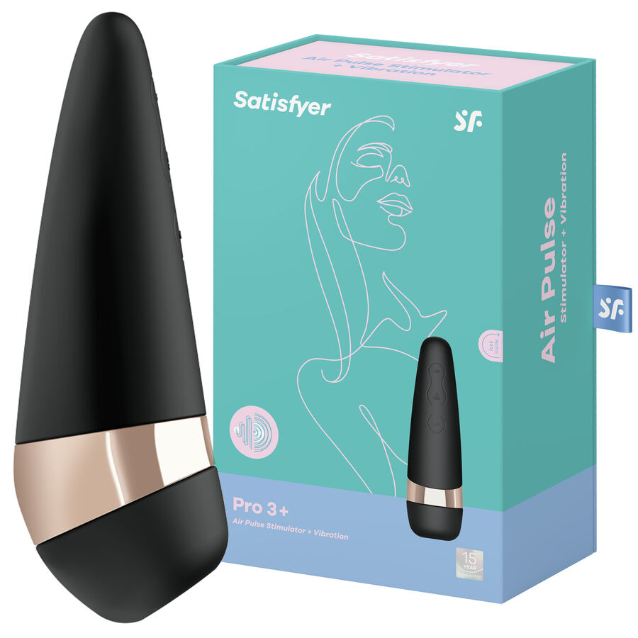 Stimulateur Clitoris Satisfyer Pro 3+ Noir - Satisfyer