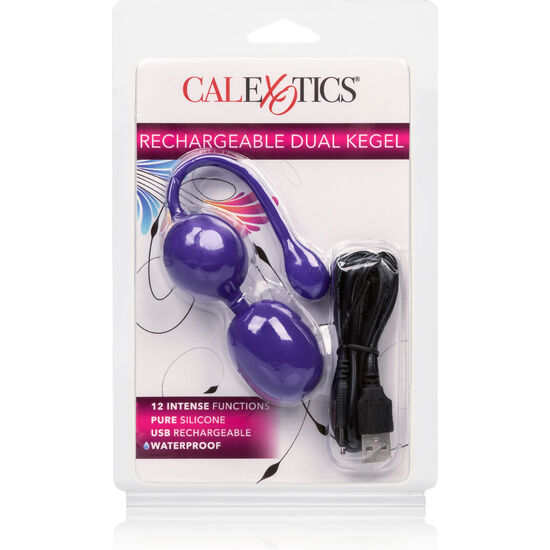 Boules de Geisha Vibrantes CalExotics Silicone Violet - CalExotics
