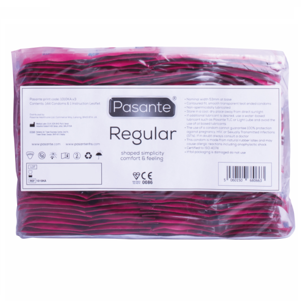 Préservatifs Regular 144 unités - Pasante - PASANTE