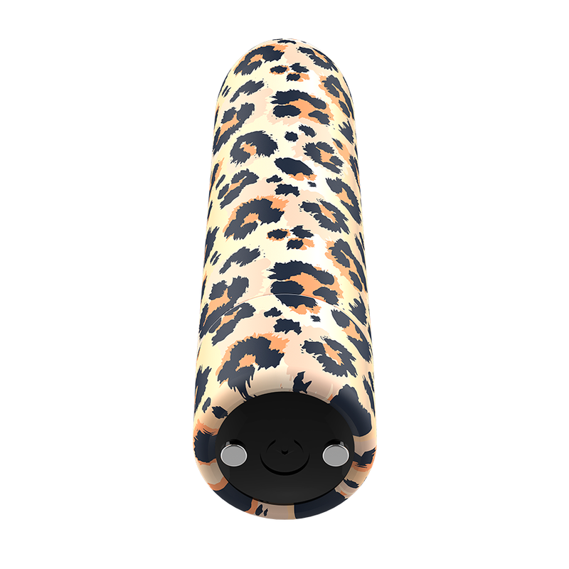 Stimulateur clitoridien Custom Bullets léopard rechargeable - CUSTOM BULLETS