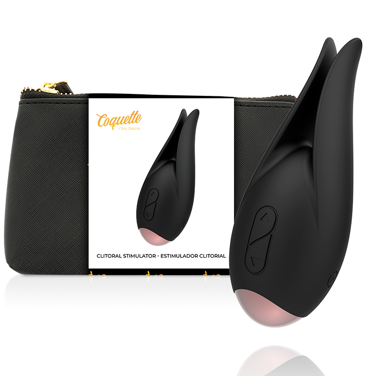 Stimulateur Clitoridien Chic Desire Noir Or - Coquette
