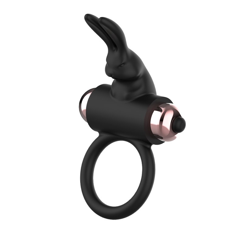 Anneau Vibrant Coquette Chic Desire Noir/Or - Coquette