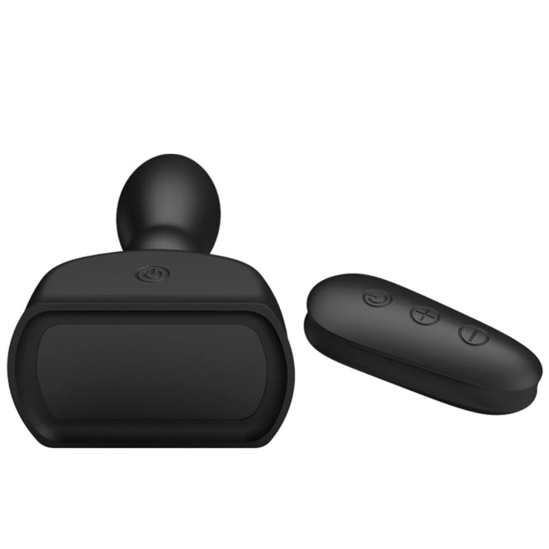 Plug Anal Gonflable et Vibrant avec Télécommande Noir - Mr Play