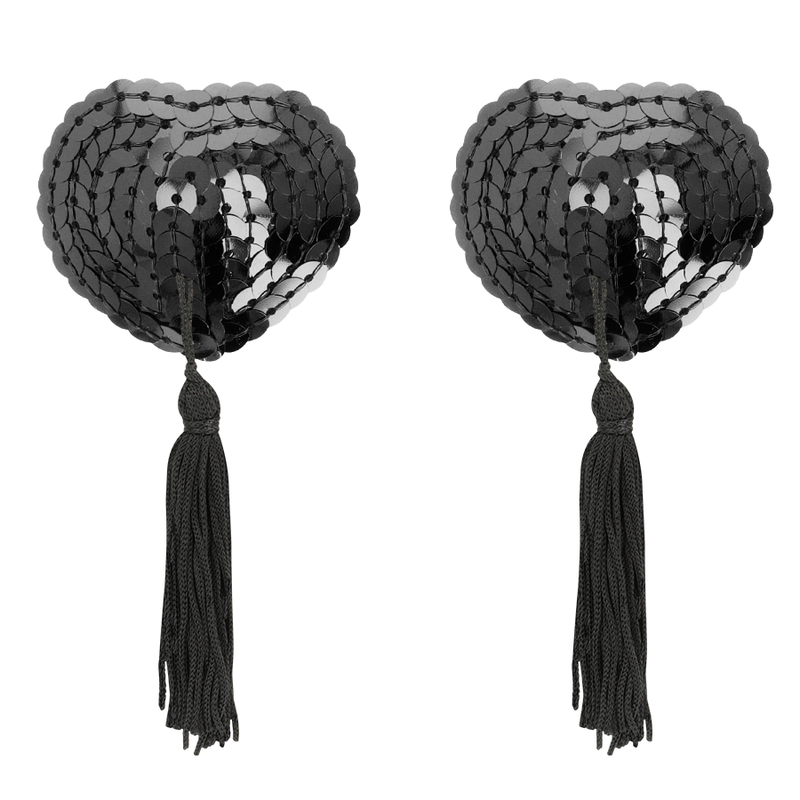 Cache-Tétons Paillettes Chic Desire Noir - Coquette