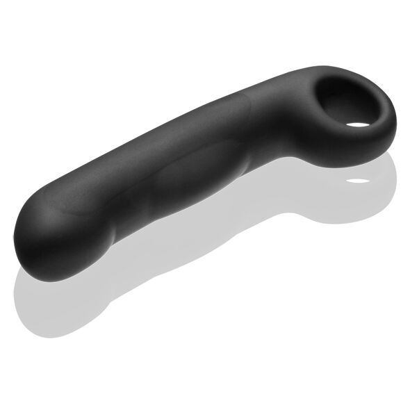 Gode Électrostimulation Ovid Silicone Noir - ElectraStim