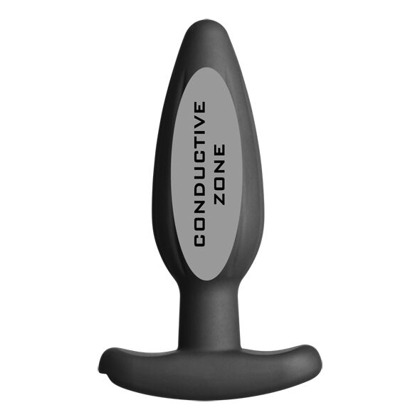 Plug Anal Électrostimulation Silicone Noir Rocker Medium - ElectraStim