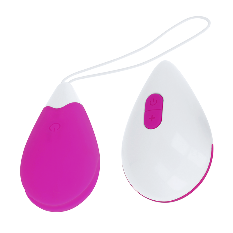 Ohmama – Oeuf vibrant texturé avec Télécommande – Violet et Blanc