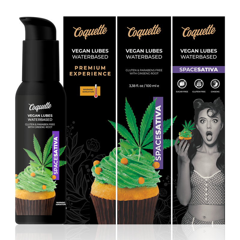 Lubrifiant Chauffant Coquette Chic Desire Space Sativa 100ml