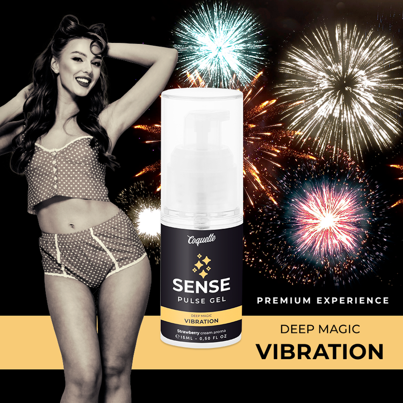 Gel Vibrant Pulse Fraise Premium 15ml - Coquette Chic Desire